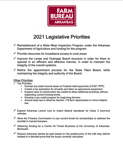 Legislative Priorities Document image Updated