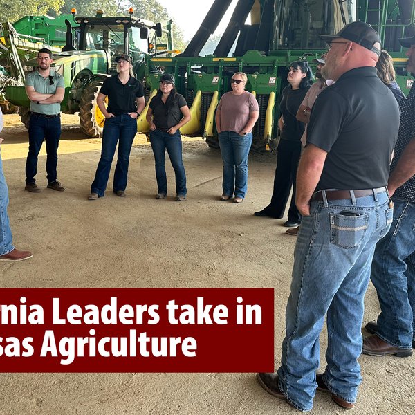 California Leaders take in Arkansas Agriculture