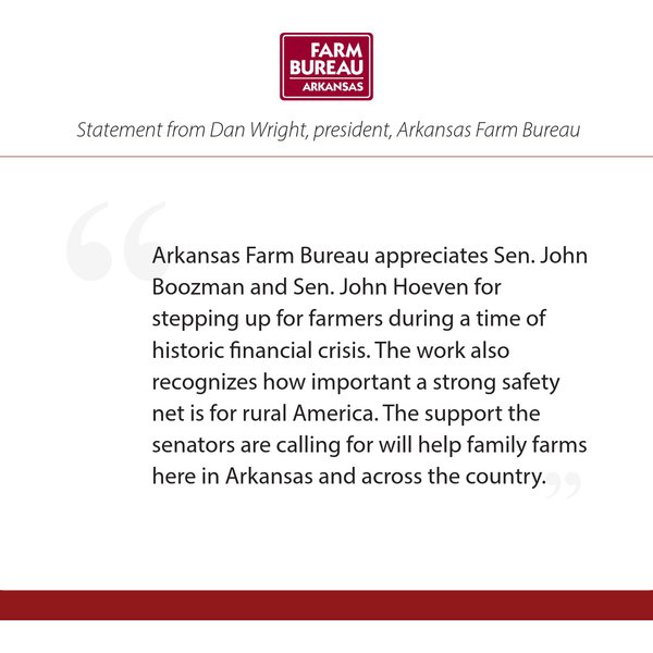 Statement from Dan Wright, president, Arkansas Farm Bureau