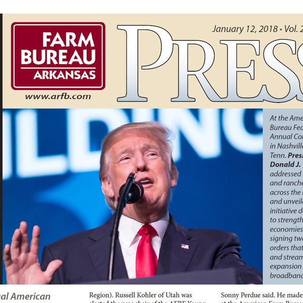 Farm Bureau Press for Jan. 12, 2018