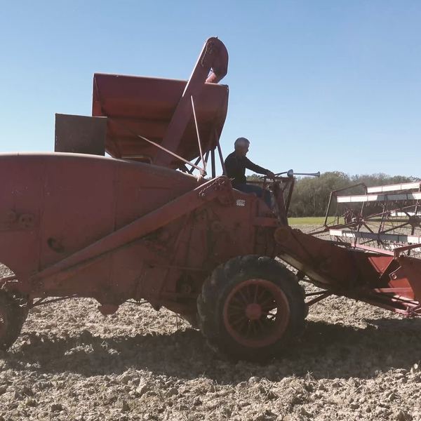 Randy Skarda and the Antique Combine